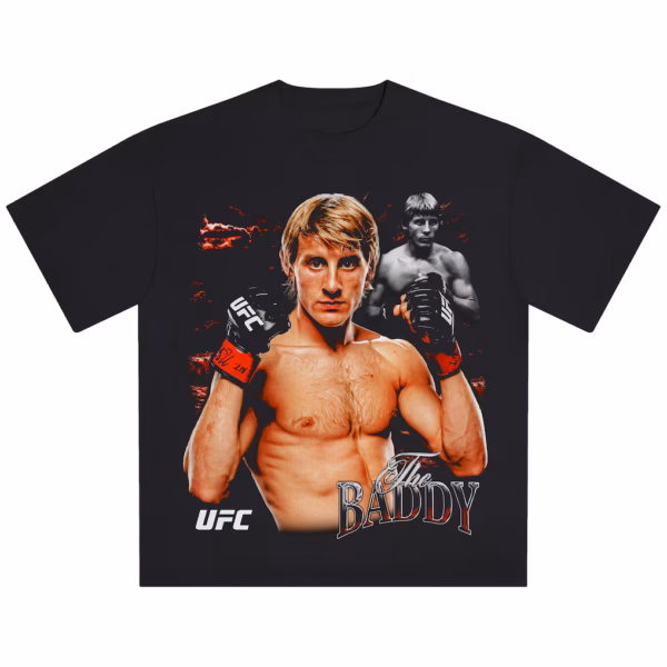 Men's Black Paddy Pimblett The Baddy T-Shirt